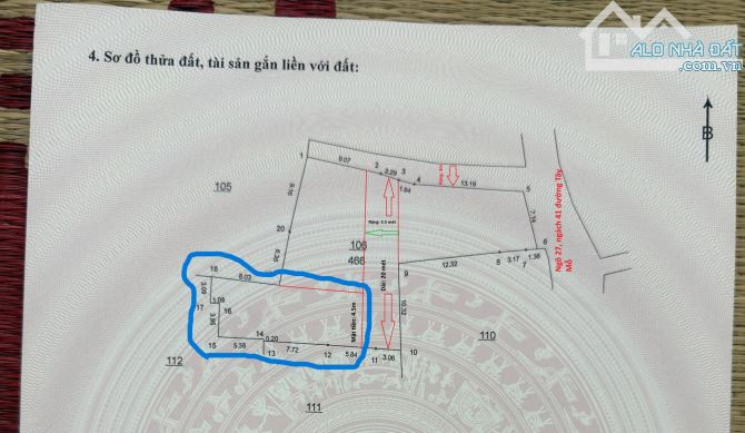 Bán đất ở TDP Phú Thứ, ngõ 27 đường Tây Mỗ, Hà Nội - 1