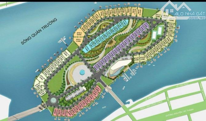 Bán đất biệt thự Đảo Hoa Sen giá tốt, view công viên - 1