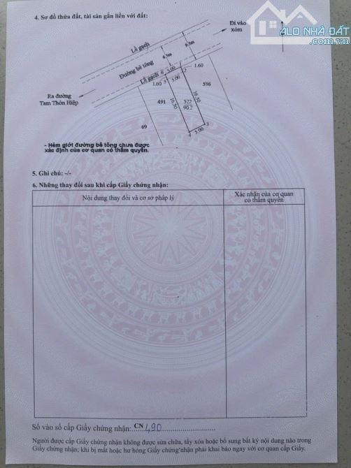 Bán lô đất đường xe hơi Nguyễn Công Bao, Tam Thôn Hiệp, Cần Giờ - 2