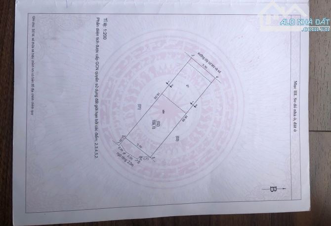 Chính chủ bán đất tặng nhà 2 tầng ngõ 190 ĐẠI MỖ – 120M– 18 tỷ  ÔTÔ VÀO NHÀ - 2