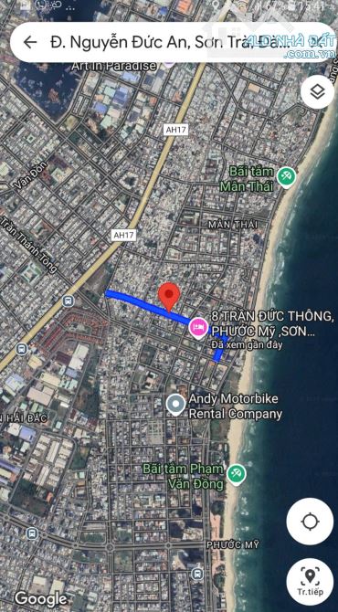 GẦN BIỂN! BÁN ĐẤT 2 LÔ LIỀN KỀ 150M² - 24,99 TỶ - MT NGUYỄN ĐỨC AN – Q. SƠN TRÀ - 2