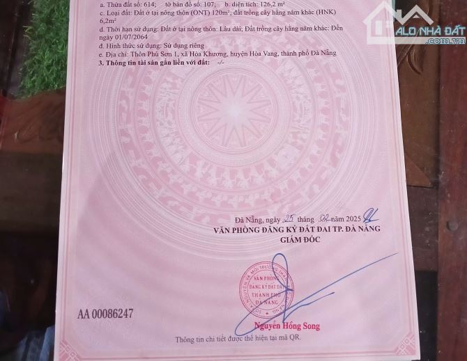 📌📌📌LÀM VIỆC TRỰC TIẾP GIÁ TỐT !!! bán lô đất tại thôn Phú Sơn 1 - 2