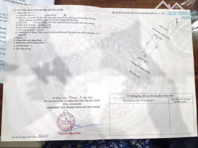 ❌❌Cần Bán lô Đất 2 MT Hoàng Thị Loan Vị Trí Đẹp Kinh Doanh Ngay Ngã 4 Nguyễn Sinh Sắc - 2