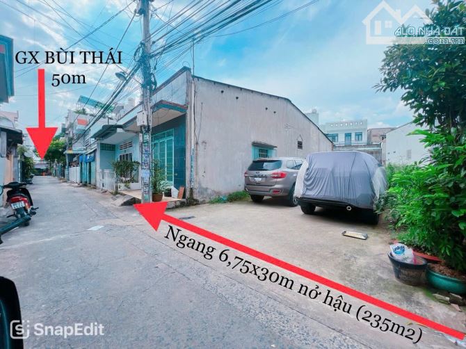 D081 Bán lô đất biệt thự mini 235m2  full thổ cư Ngay Nhà Thờ Bùi Thái chợ Tam Hoà TP.Biên - 3
