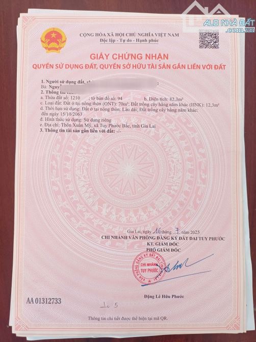 🏖Cần bán lô đất dt 82m2 thôn xuân Mỹ,phước hiệp,tuy phước,Bình Định - 3