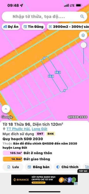 Đất thổ cư gần khu biệt thự Phan Gia - Phước Hải- TP HCM ( Đất đỏ - BRVT cũ) - 3