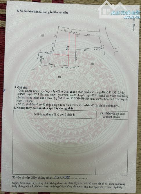 Bán đất ở TDP Phú Thứ, ngõ 27 đường Tây Mỗ, Hà Nội - 3