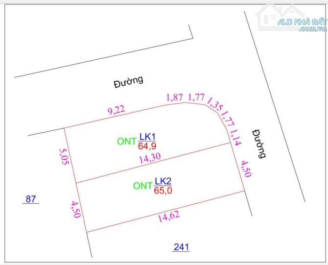 Bán đất Lô Góc tại Đông Tảo, Khoái Châu, Hưng Yên, 39 triệu / m2, 65 m2 - 4