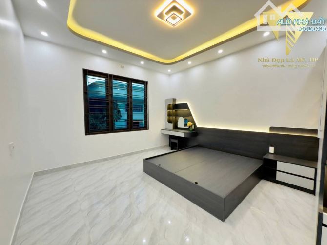 🏣4,15 tỷ bán nhà 4 tầng tại Miếu Hai Xã, Lê chân Diện tích 50m , hướng  db, ngõ 3m 🏣4,15 - 5