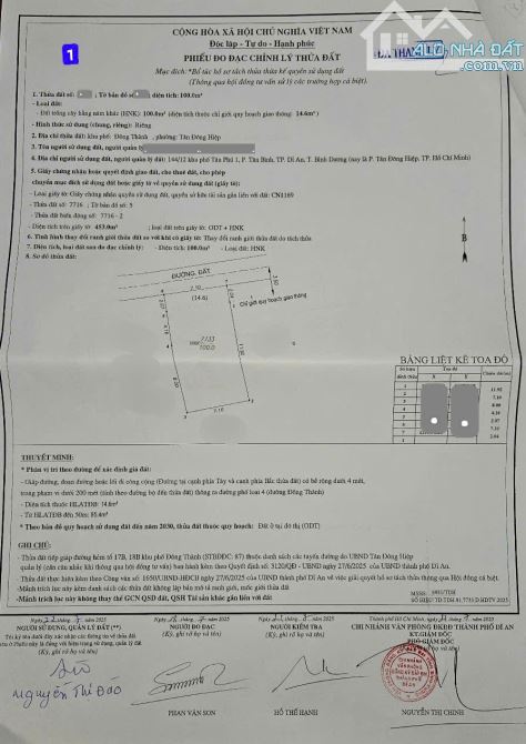 Bán đất rẻ gần TĐC Tứ Hải và KCN Tân Đông Hiệp B p.Tân Bình,Dĩ An chỉ từ 2,45 Tỷ TL M7479 - 6