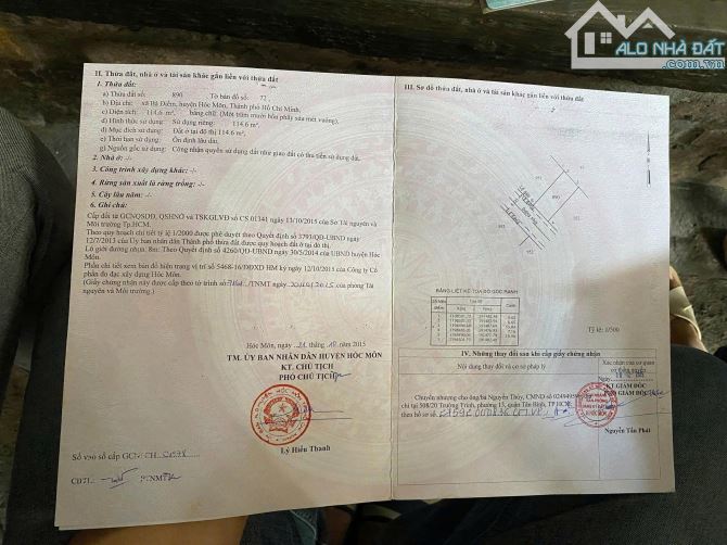 “Cần vốn xoay sở, Bán gấp căn nhà ở Xã bà điểm, Hóc Môn. 950tr - 7