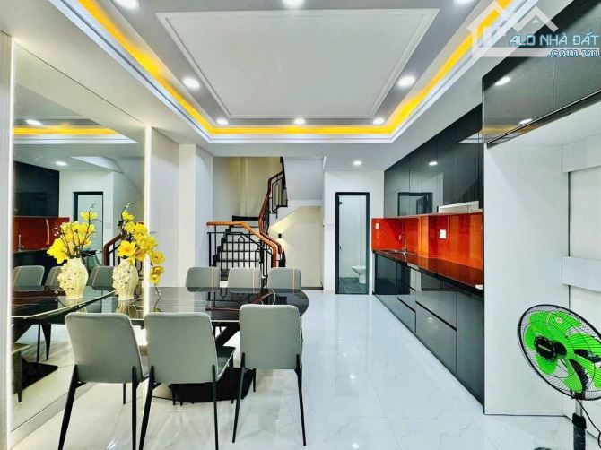 🏡Nhà Hẻm Xe Hơi💎Quang Trung Phường 10💎4X10M 4 Lầu 3PN--3WC💵7,2 Tỷ - 8