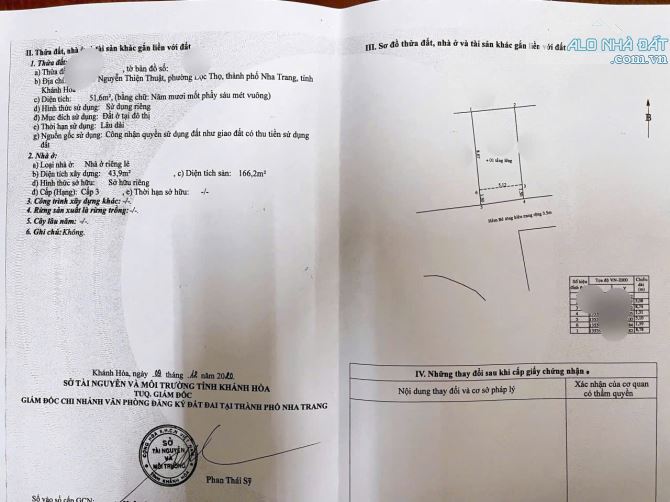 BÁN CĂN NHÀ 2 TẦNG NGUYỄN THIỆN THUẬT, P. LỘC THỌ ( CŨ). - 9