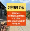 Đất 214m2 odt mặt tiền Tân long vành đai 3 Tân nhựt