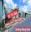 Bán đất mặt tiền Hàng Xoài Ngang 9.6m dt 222m2 giá 5 tỷ 750tr