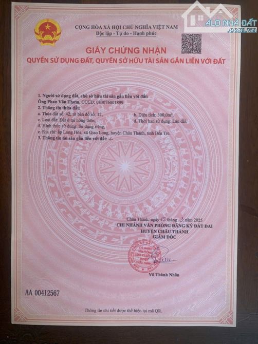 🌟 CẦN BÁN GẤP – ĐẤT VÀNG NGAY KCN GIAO LONG 🌟 - 4
