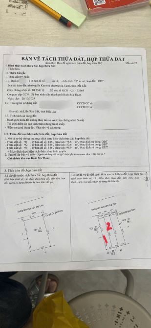 Bán đất hẻm 99 Y Nuê, ngay chợ Y Nuê , BMT - 3