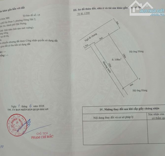 Bán đất Biệt Thự lô GÓC đường nhựa tại Hạ Đoạn 3, Đông Hải - Giá Đầu Tư