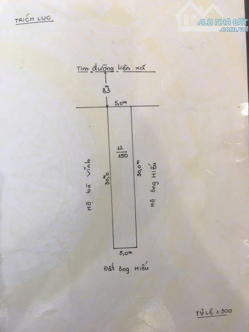 Bán đất mặt đường Chợ Hàng - 150m2 SỔ ĐỎ mà giá chỉ có 14 tỷ