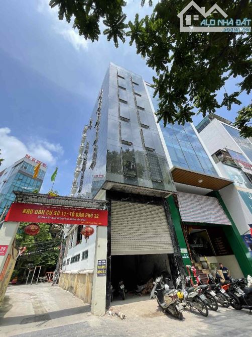 Tòa 9 tầng thang máy phố Đỗ Quang, Cầu Giấy, khu phân lô, vỉa hè ô tô tránh, 75m2, 50 tỷ