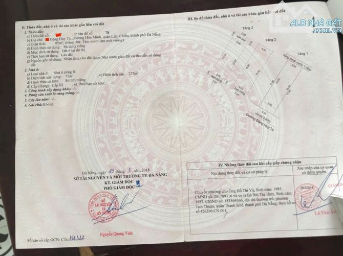 bán nhà 3 tầng  Mặt tiền Đặng Huy Tá, Gần Hoàng Thị Loan