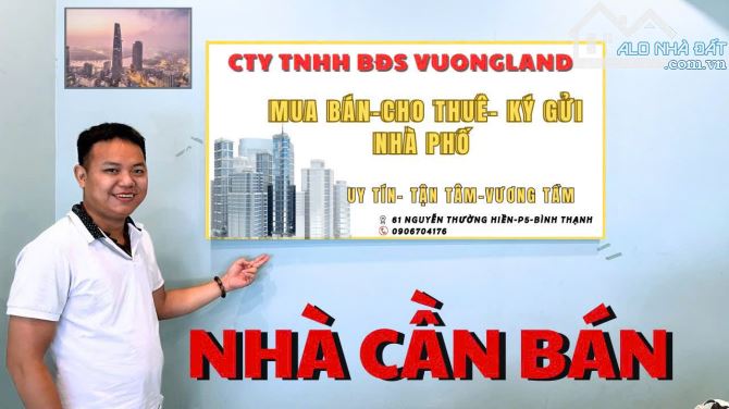 🌷🌷 BÁN NHÀ CHU VĂN AN – 42M² – 3PN – GIÁ 6.9 TỶ 🌷🌷