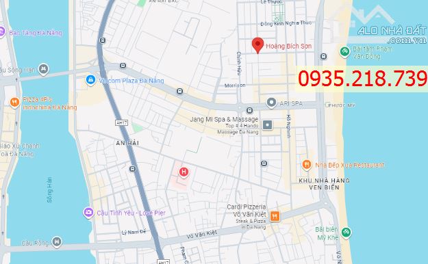 Bán đất đường 7m5 Hoàng Bích Sơn,( công viên Hồ Nghinh) 13 tỷ TL - 1
