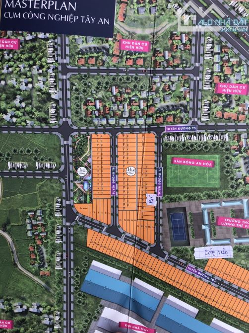 Bán đất nền 203m2 (7x29m) đường T8 cụm khu công nghiệp Tây An - xã Duy Xuyên - Đà Nẵng