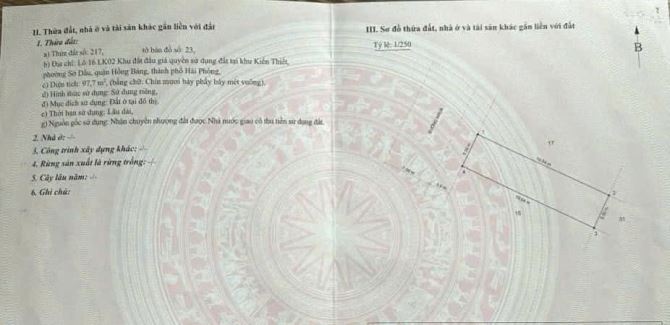 💥💥💥Chào bán lô đất khu đấu giá Kiến Thiết _ Sở Dầu chỉ 53tr/m2