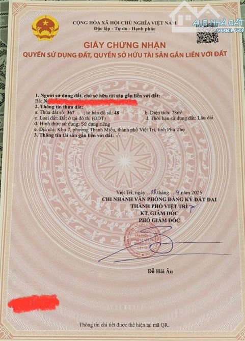 Chính chủ bán lô 76m trục chính Đồi Cam kinh doanh được luôn.LH