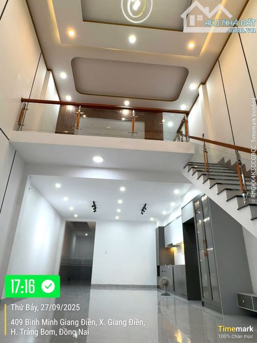 Bán nhà thiết kế hiện đại xã Giang Điền cũ(xã Trảng Bom mới) 2ty150 gần kcn, kdl TGĐ.