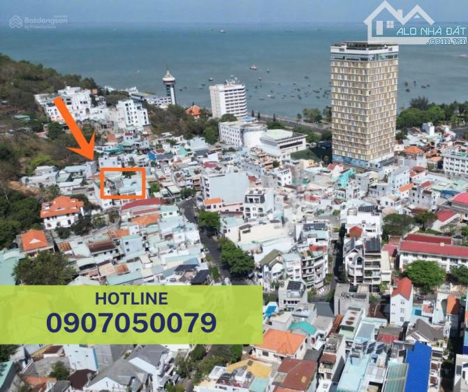 BÁN NHÀ MẶT TIỀN ĐINH TIÊN HOÀNG DT 100M2 (NGANG 8.2M) CÁCH BIỂN BÃI TRƯỚC VŨNG TÀU 100M