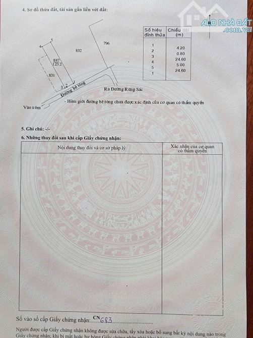 Bán gấp lô đất đường Rừng Sác, Bình Khánh, Xã Bình Khánh, Cần Giờ - 4