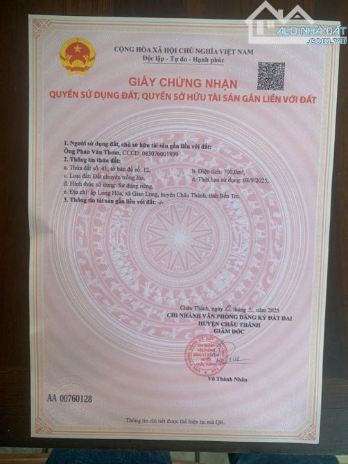 🌟 CẦN BÁN GẤP – ĐẤT VÀNG NGAY KCN GIAO LONG 🌟 - 5