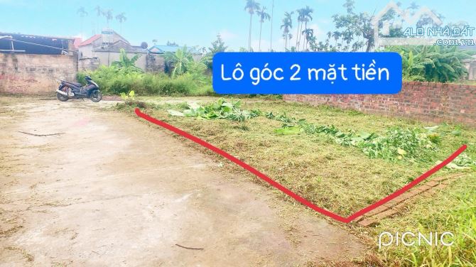 🍀 Chính chủ gửi bán lô góc 2 mặt tiền Quảng Thanh - phường Lê Ích Mộc - 1