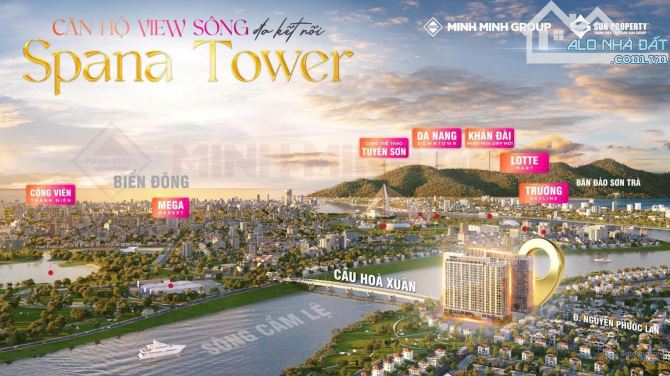 Căn hộ view sông - Pháo hoa cao cấp đầu tiên tại KĐT Hòa Xuân - Spana - 1