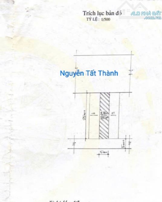 Cặp đất đoạn số 6xx Nguyễn Tất Thành. S= 250m2 ( 10x25). Giá: 32 tỷ - 1