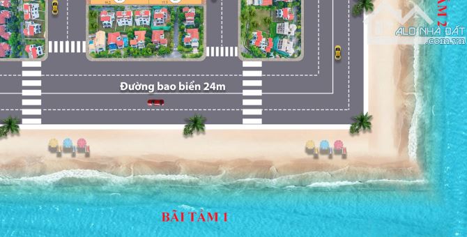BÁN LÔ 2 MẶT TIỀN - 2 MẶT ĐƯỜNG LỚN - TRỤC ĐƯỜNG HƯỚNG BIỂN - GIÁ F0 - 1
