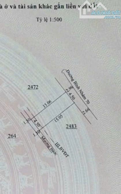🌲🌲🌲 Đất MT Bình Nhâm 70 – 68m² (4,5x15m) – Giá chỉ 1 tỷ8xx - 1