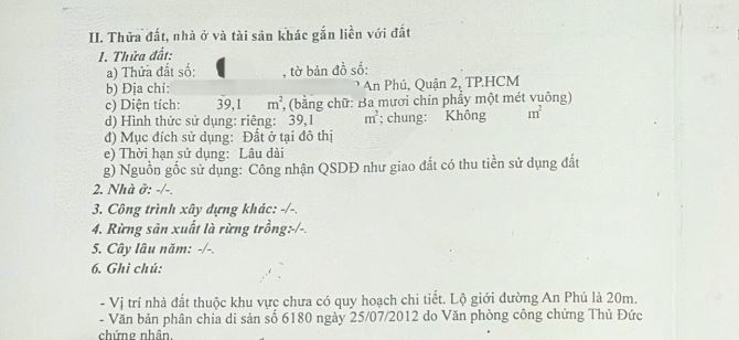 Bán nhà mặt tiền ô tô 2 chiều cách Đường Võ Nguyên Giáp phường An Phú Quận 2 chỉ vài mét. - 1