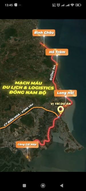TỌA ĐỘ VÀNG CHO LÔ ĐẤT XỊN NGAY VŨNG TÀU CÁCH CAO TỐC BIÊN HÒA - VŨNG TÀU CHỈ HƠN 2 PHÚT O - 13