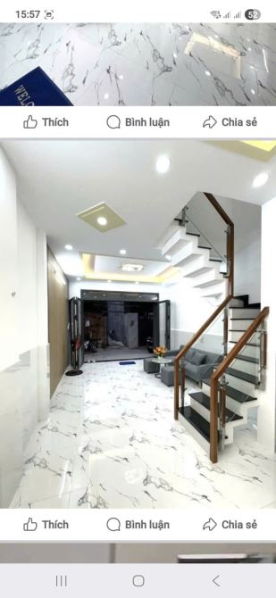 Khó Tìm Gần Tân Phú Xe Hơi Nhà Mới Giá Thiếu Nhi 2Đồng95 Trệt+Lầu - 3