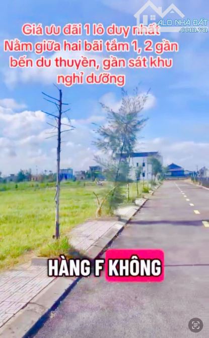 GIÁ ƯU ĐÃI - 1 LÔ ĐẤT NỀN ĐẸP GIỮA 2 BÃI TẮM 82,5m2 GIÁ CHỈ NHỈNH 2Xtr - 2