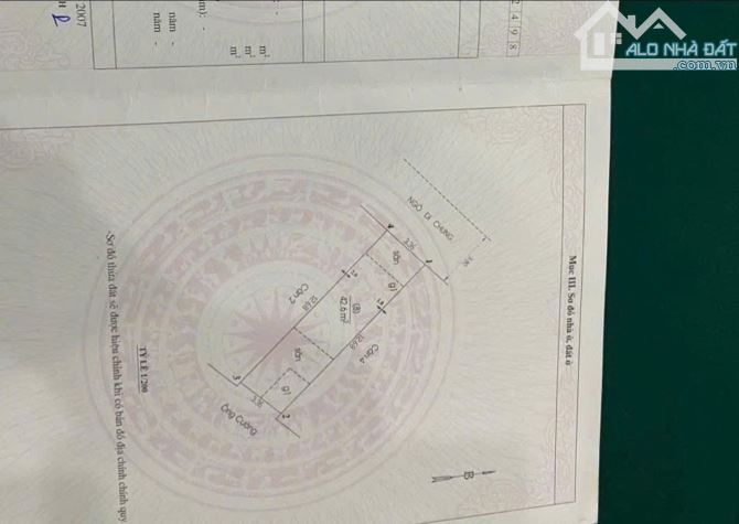 BÁN NHÀ ĐÀO TẤN - DIỆN TÍCH 43M2 - MẶT TIỀN 3.5M - KHU DÂN TRÍ CAO - 2