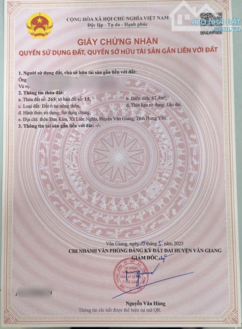 Thanh khoản lô đất 67,4 m2 full thổ cư tại Đan Kim - Văn Giang, đường thông thoáng - 2