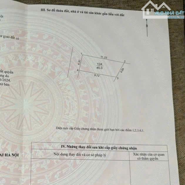 Bán 45m dất đình tràng Dục Tú Đông Anh Hà Nội - 2