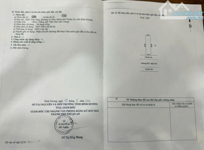 3,75Tỷ TL🔥Bán đất 100m2 đường D29 KDC Việt Sing, p.An Phú, Tp.Thuận An - 2