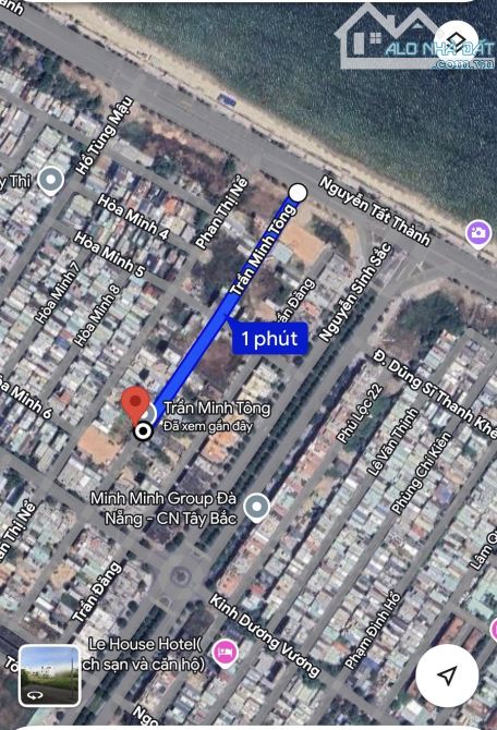 🏩 Đất biển mt Trần Minh Tông khu A Phương Trang, 105m2, 8.x tỷ tl - 2