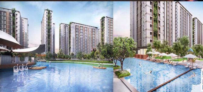 Căn Hộ 2pn + 2WC. 70m2. 1,5 tỷ/căn. Đức Hoà,Long An. Gần khu an Hạ Bình chánh - 2