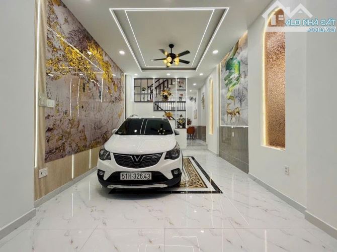 🚗 HẺM XE HƠI NGỦ TRONG NHÀ – NHÀ 4 TẦNG FULL NỘI THẤT – P14 GÒ VẤP – 6.T NHỈNH 🏡 - 2